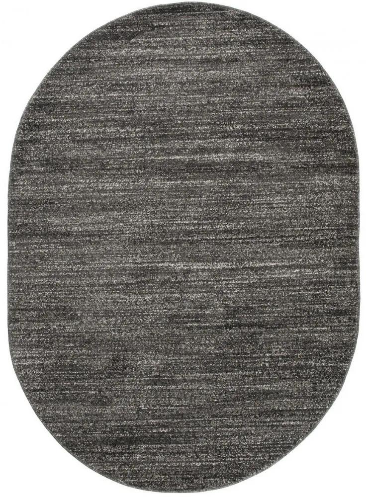 Kusový koberec Remon čierny ovál 140x190cm