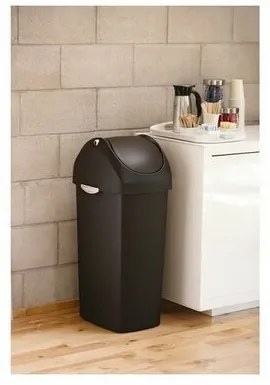 Simplehuman Odpadkový kôš, 60 l, čierna, 60 l