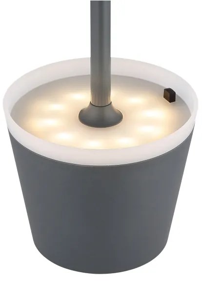 Globo 36637A - LED Solárne svietidlo SOLAR LED/0,6W/3V 3000K IP44 antracit