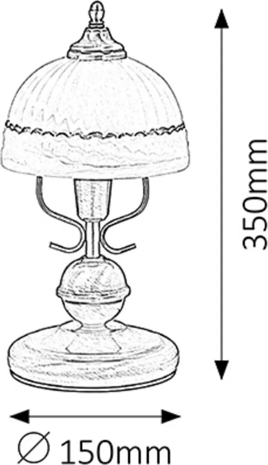 Rabalux FLOSSI stolná lampa 8812