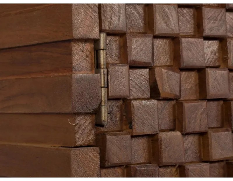 furniture-nabytek.cz - Masívna šatní skriňa Abadi z akáciového a mangového dreva, lakovaná, hnedá – 75×44×190 cm