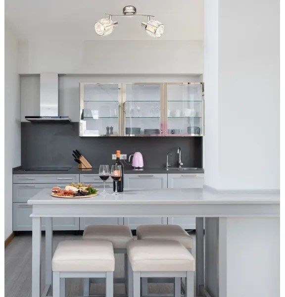 Globo 54356-2 - Bodové svietidlo KRIS 2xE14/40W/230V