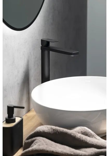 Aqualine - Umývadlová batéria DAPHNE 29 cm matná čierna