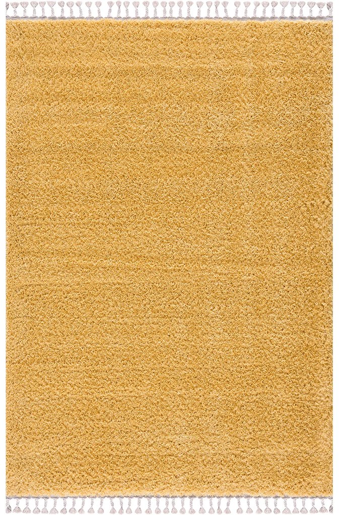Dekorstudio Jednofarebný shaggy koberec PULPY žltý Rozmer koberca: 200x290cm