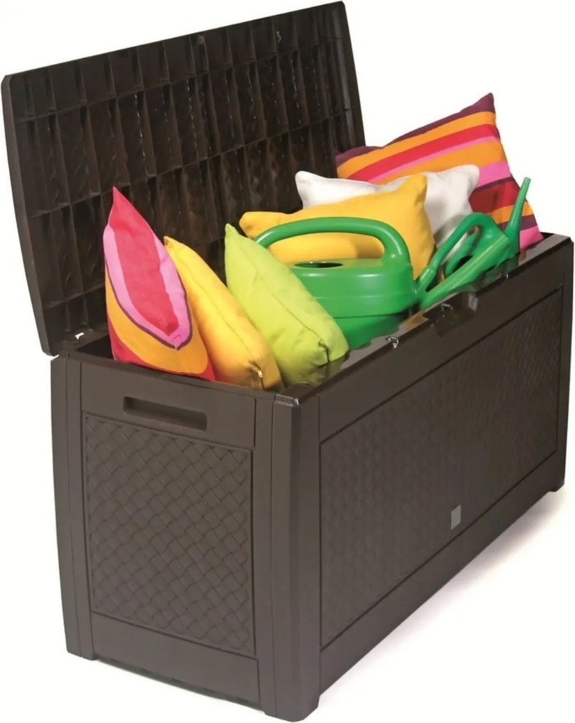 PROSPERPLAST Záhradný box BOXE MATUBA umbra 119 cm – 310 l