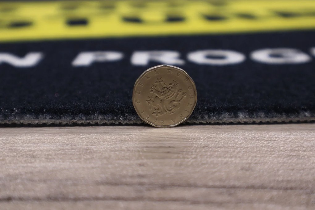 Mercury Flooring, Rohožka Do not disturb (game in progress) 40x60 cm, 40x60, čierna, žltá