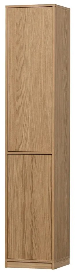 Modulárna knižnica v dekore duba v prírodnej farbe 217x243 cm Modulair – vtwonen