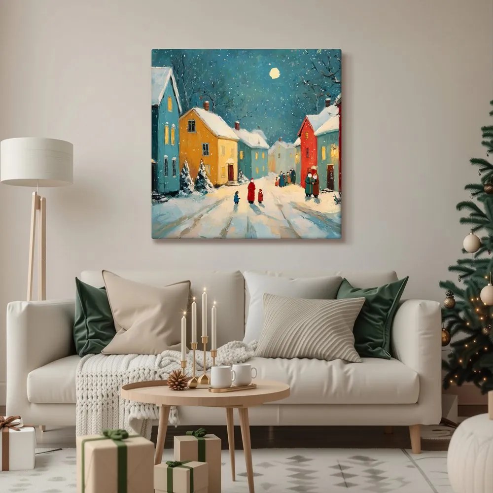 Obraz pokojná vianočná noc