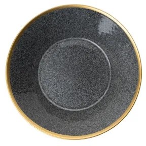 16-dielna jedálenská sada antracit/zlatá/porcelán