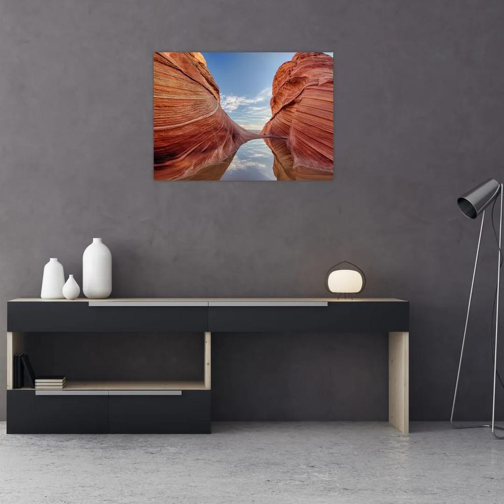 Sklenený obraz - Vermilion Cliffs Arizona (70x50 cm)