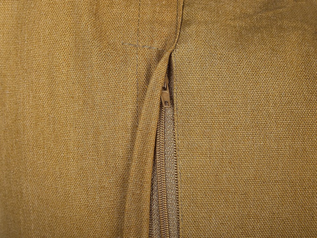 Jutový dekoratívny vankúš 45 x 45 cm viacfarebný MAGURI Beliani