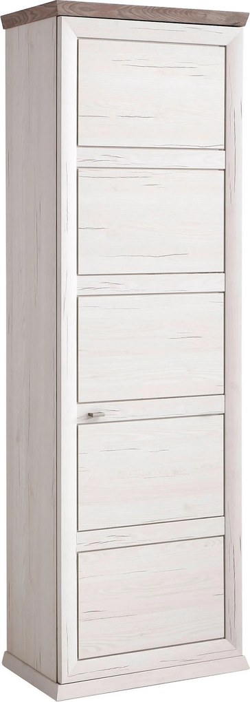 XXXLutz PREDSIEŇOVÁ SKRIŇA, sivá, biela, 64,2/196,5/38,5 cm Hom`in - Skrine do chodby - 000003000124