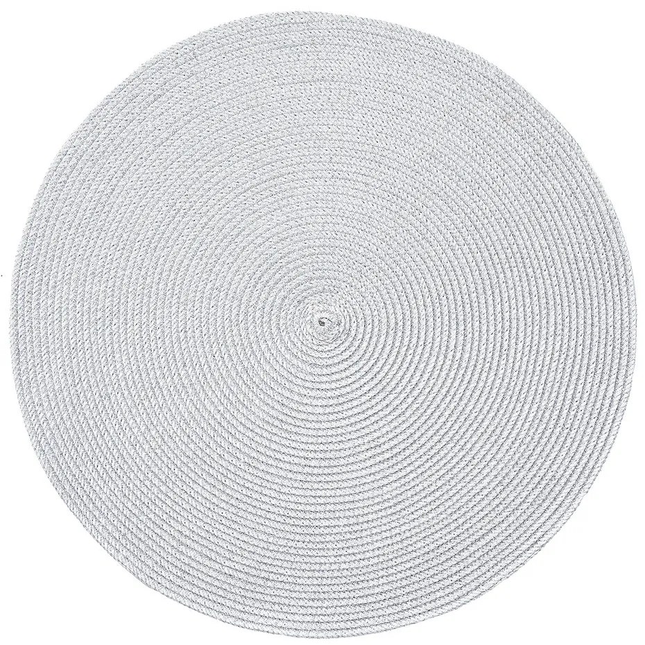 AMBIENTE Prestieranie okrúhle - strieborná