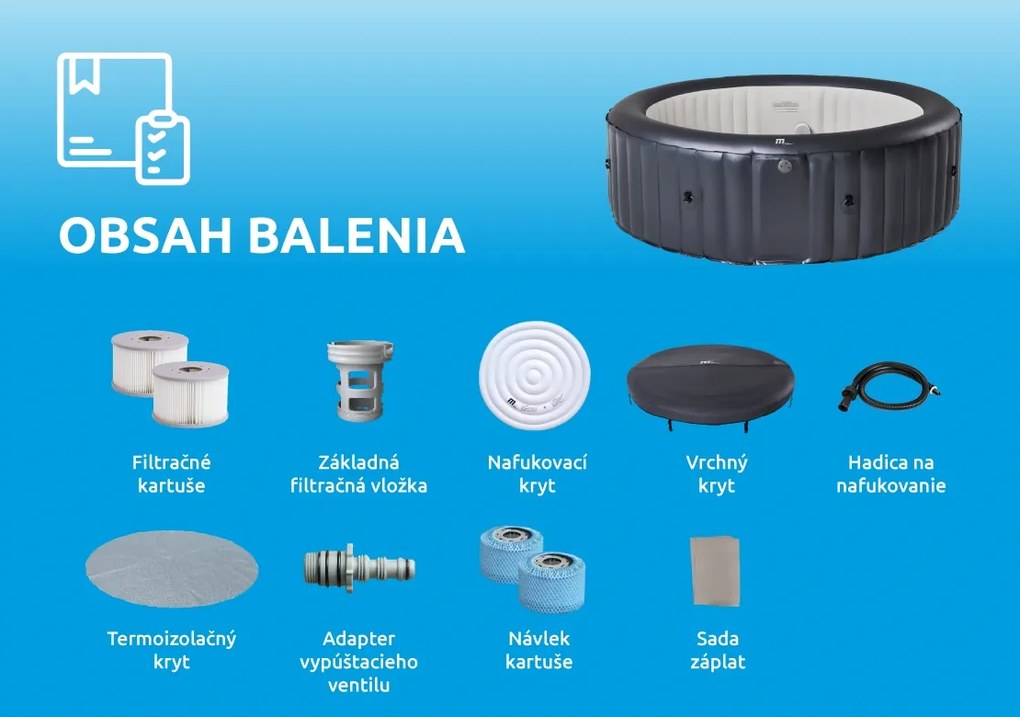 Marimex | Vírivý bazén MSPA Carlton M-CA062 | 11400298