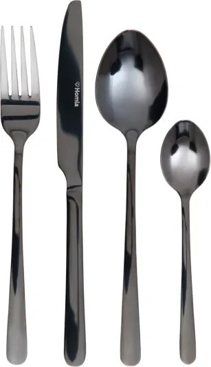 Súprava príborov B2LUGANO čierna 24 ks 854274