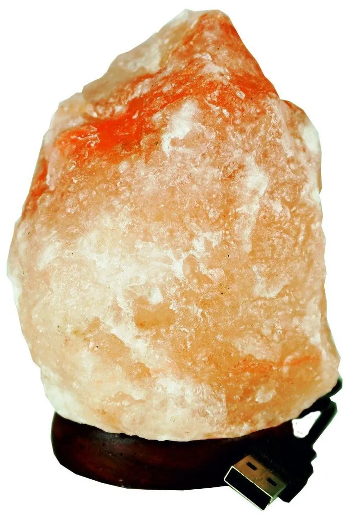 Soľná lampa USB plameň