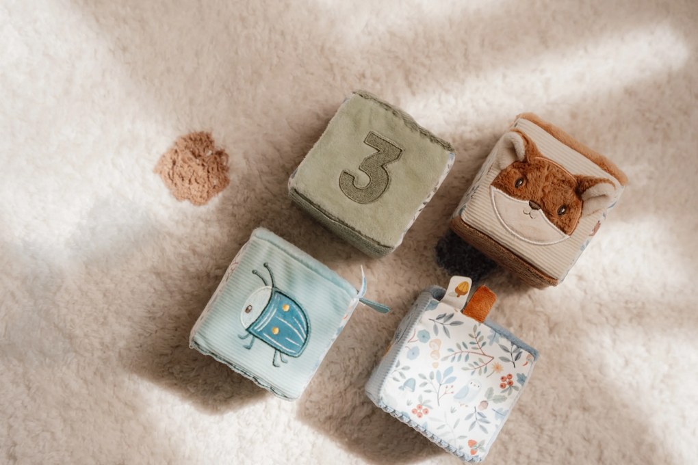 Kocky textilné 4 ks Forest Friends