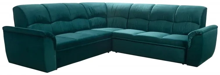Rohová sedacia súprava MAX, ruže + hnedá (3995/105 + 2050/11)