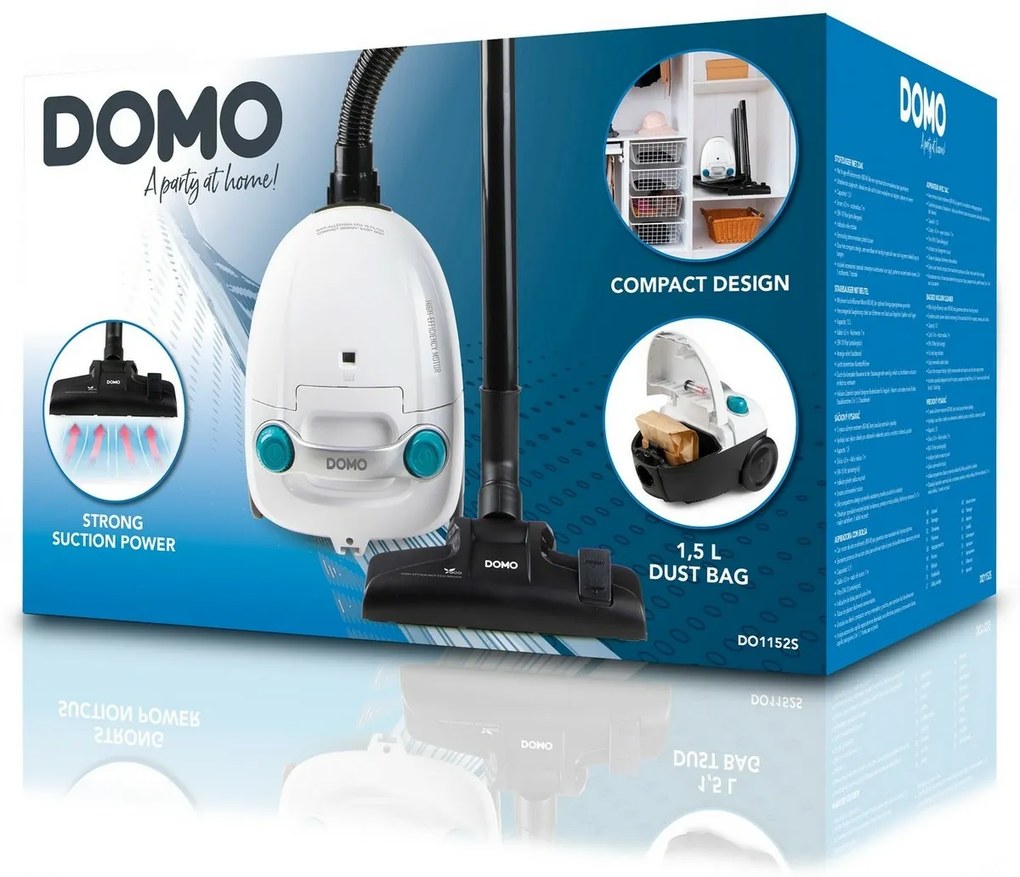 DOMO DO1152S vreckový vysávač Compact