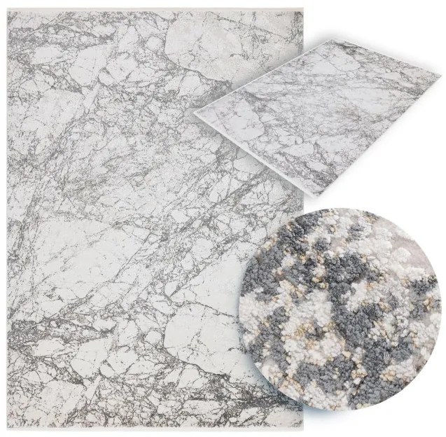 Koberec Arte Magic Marble sivý