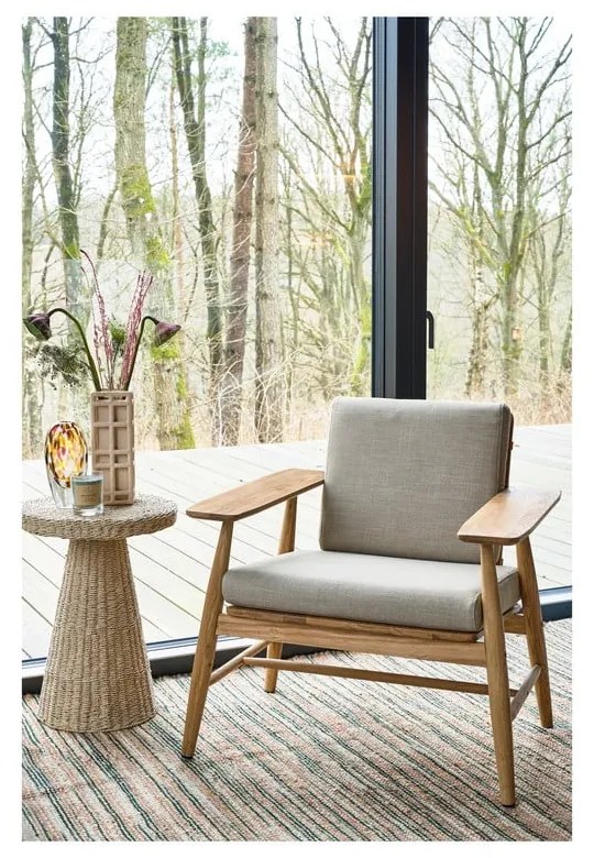 Okrúhly odkladací stolík ø 40 cm Varel – Villa Collection