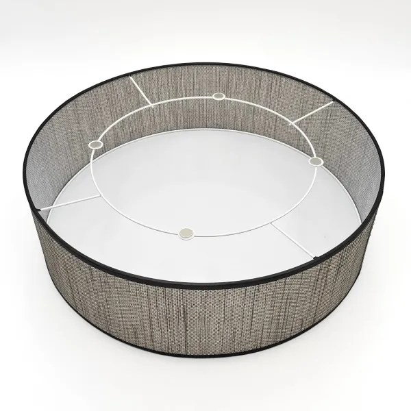 Stropné svietidlo SIRJA 2xE27/15W/230V, priemer 45 cm, hnedé