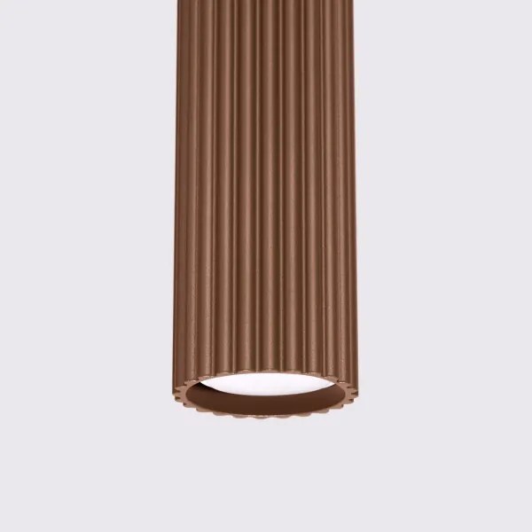 Brilagi - LED luster na lanku CRESTO 1xGU10/10W/230V hnedý