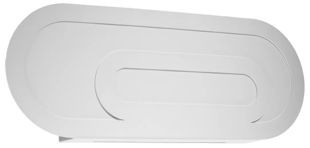 Nástenné svietidlo Saccon, 1x plastové/biele kovové tienidlo