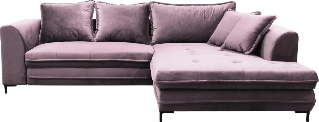 XXXLutz ROHOVÁ SEDAČKA, textil, bobuľová Livetastic - Sedačky - 001574004311