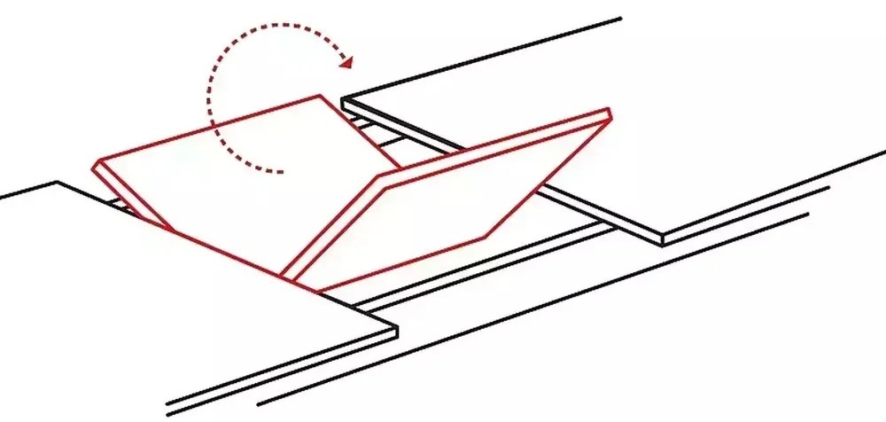Rozkládací jídelní stůl Fresno 120/180 cm dub přírodní/černý
