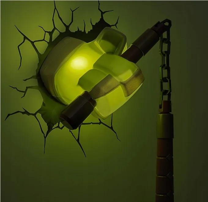 nickelodeon Detská nočná lampa Ninja korytnačky Michelangelo