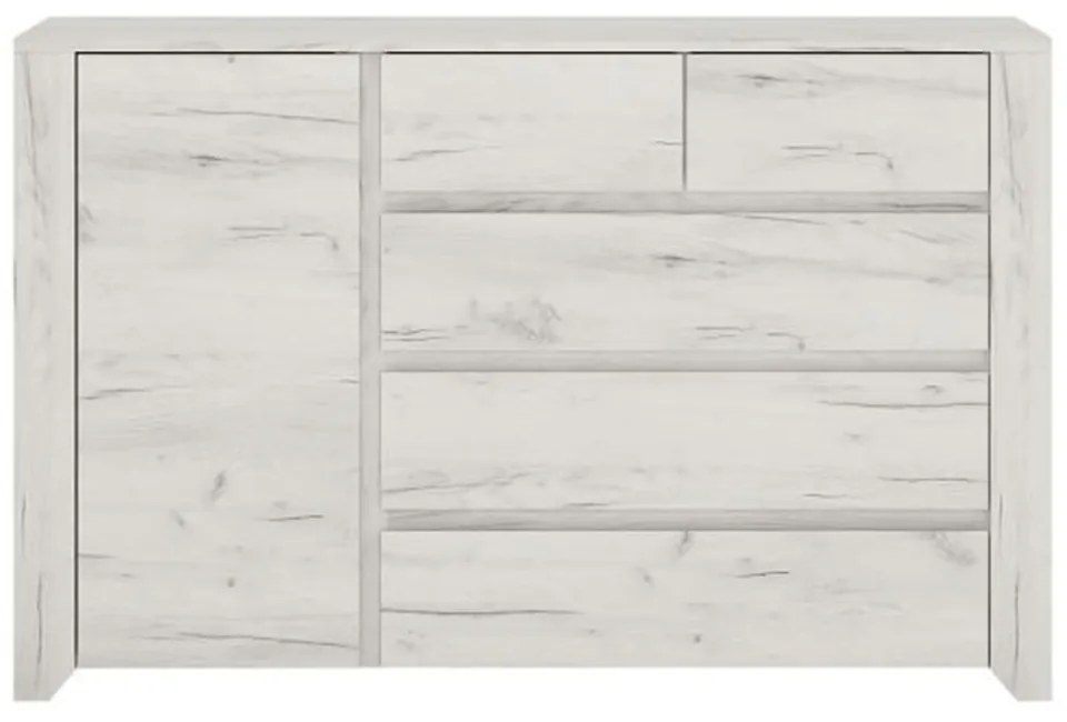 Komoda typ 41, biela craft, ANGEL