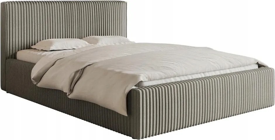 Manželská posteľ 180 cm Tulia 180 (béžovosivá čierna)