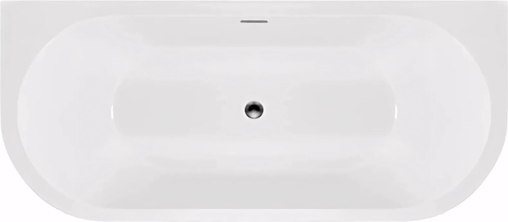 Rea Capri, voľnestojaca akrylová vaňa 170x75 cm, biela, REA-W9801