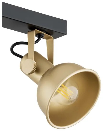 Argon 1801 - Bodové svietidlo LENORA 4xE14/7W/230V zlatá/čierna