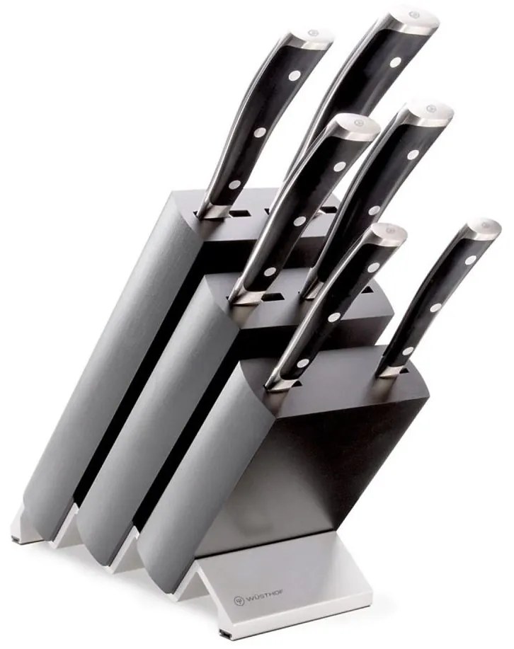 Wüsthof - Sada kuchynských nožov v stojane CLASSIC IKON 7 ks jaseň/čierna