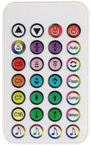 Rabalux 76014 - SADA 2x LED RGB Stmievateľná stolná lampa PACO LED/5W/5V