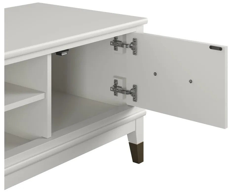 Biely TV stolík CosmoLiving by Cosmopolitan Westerleigh