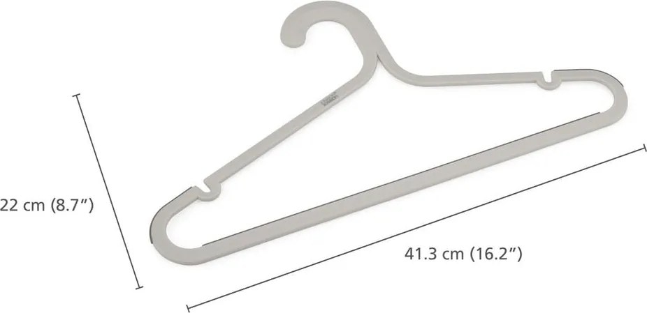 Plastové vešiaky v súprave 5 ks Orderly – Joseph Joseph