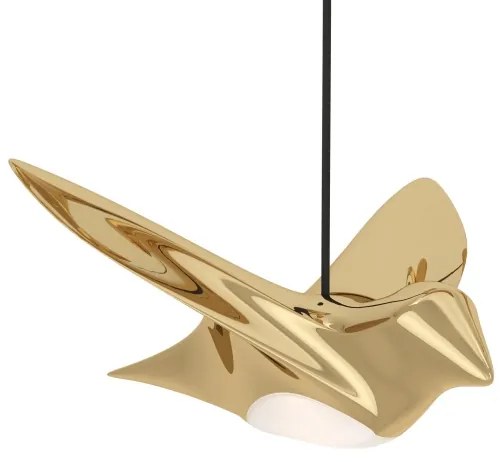 Eglo 390399 - LED Stmievateľný luster na lanku PARATEBUENO 17xLED/3W/230V zlatá