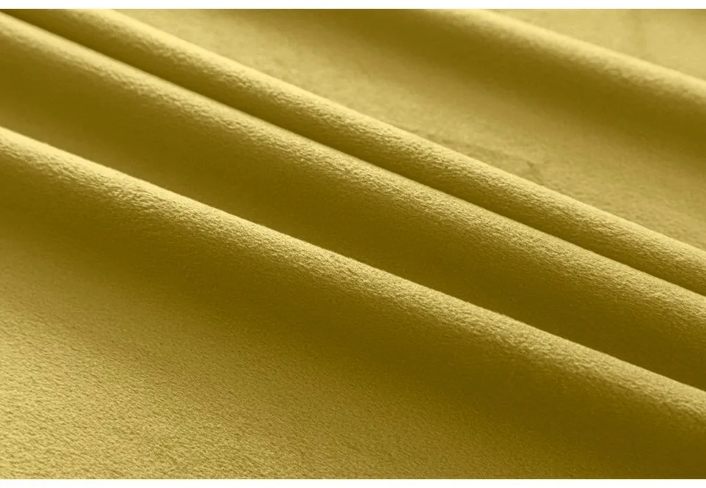 Zatemňovacia záclona VELVET 140x270 cm, horčicová Zavesenie: Riasiaca páska
