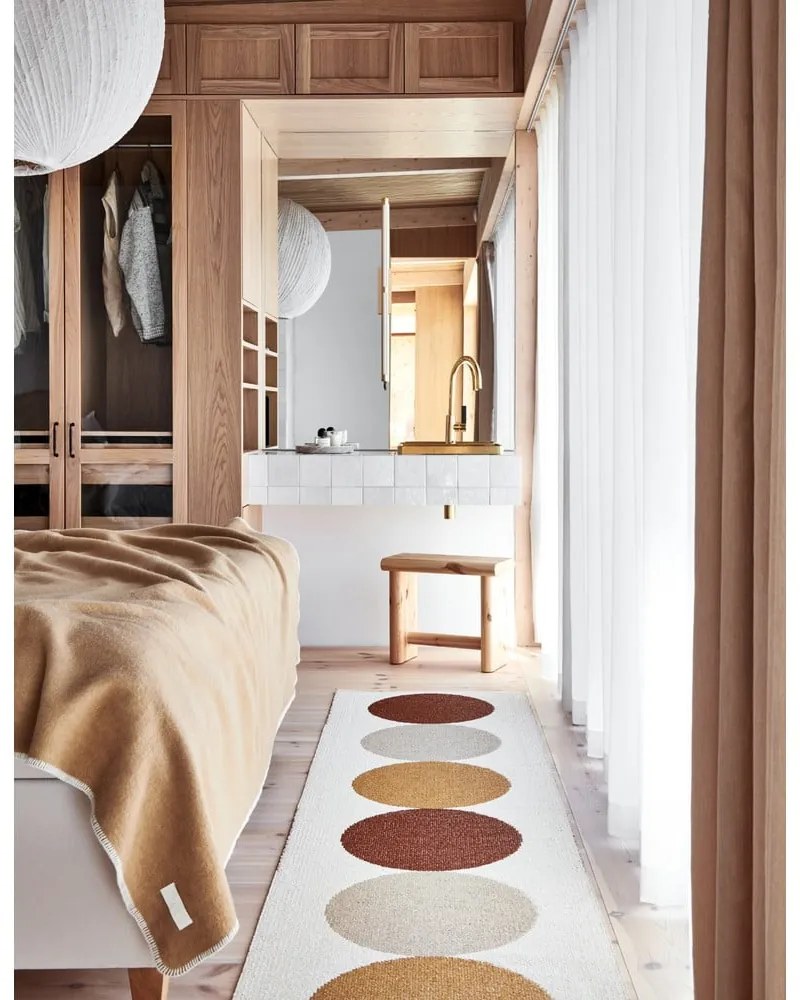 Okrovožlto-krémový vnútorný a vonkajší behúň 70x280 cm Otto Harvest – Pappelina