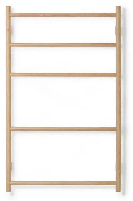 Nástenný držiak na osušky z dubového dreva Wireworks Towel Rail Wallbar