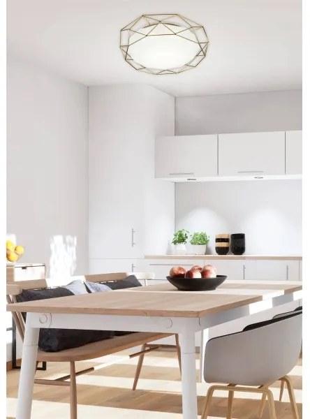 LED Stropné svietidlo SVEN LED/24/230V zlatá
