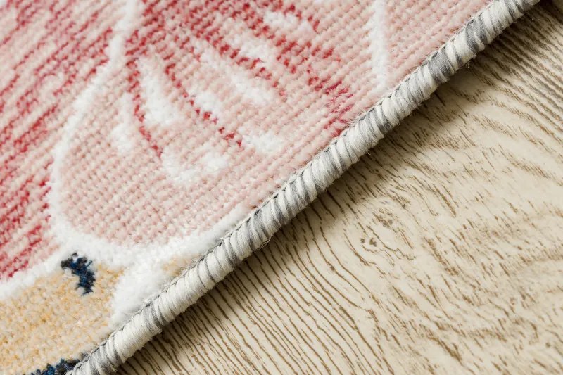 Dywany Łuszczów, Kusový koberec Botanic 65240 Flamingo grey – na von aj na doma, 157x220, viacfarebná, chodba / predsieň
