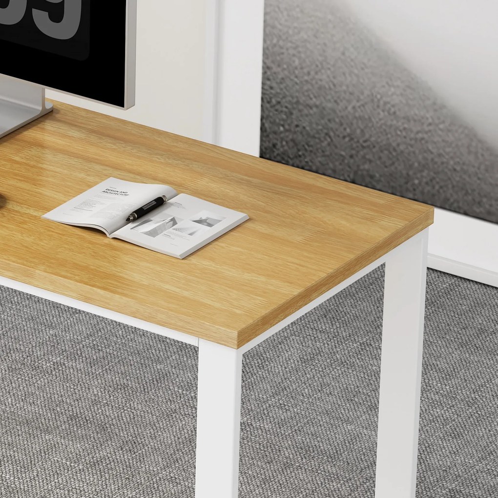 Kancelářský stůl Houseland Nuvia Home 05 160 cm dub/bílý