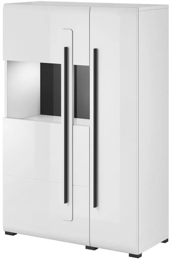 Komoda Tulsa 42 biela lesklá