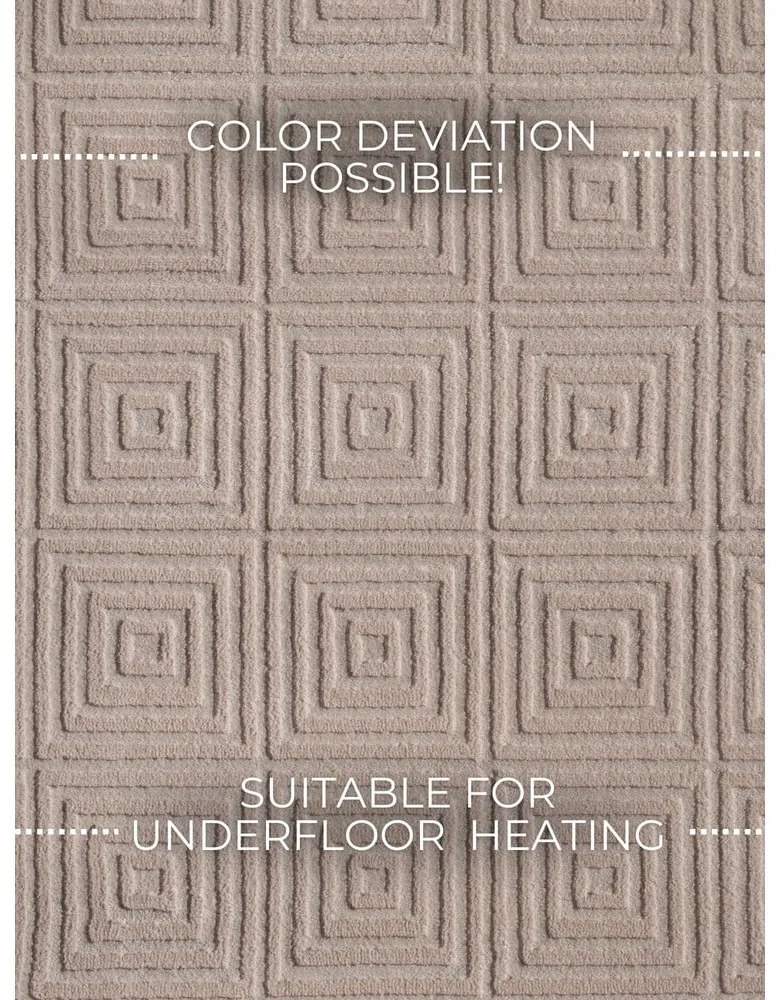 Béžový koberec 120x170 cm Perles Tourmaline – Elle Decoration