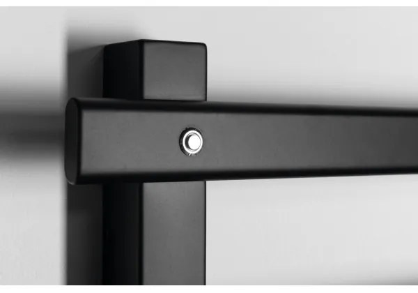 Sapho - Elektrický sušiak na uteráky ELCOR 63W/230V 48x52 cm matná čierna