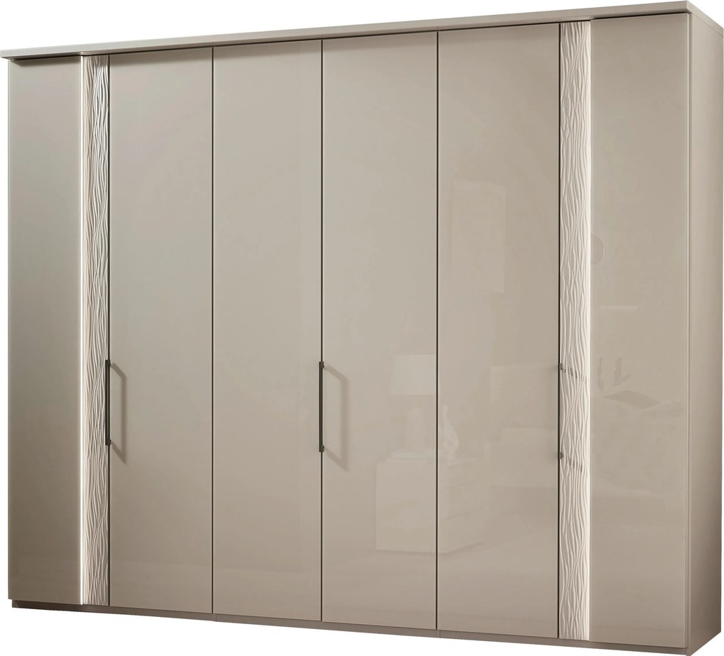 XXXLutz SKRIŇA S OTOČNÝMI DVERAMI, šampanská, 300/216/59 cm Dieter Knoll - Skrine - 000442030914